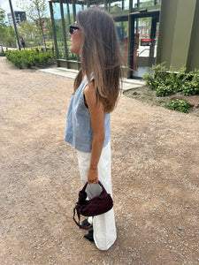 Louisana-M denim top