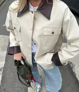 Barn jacket beige