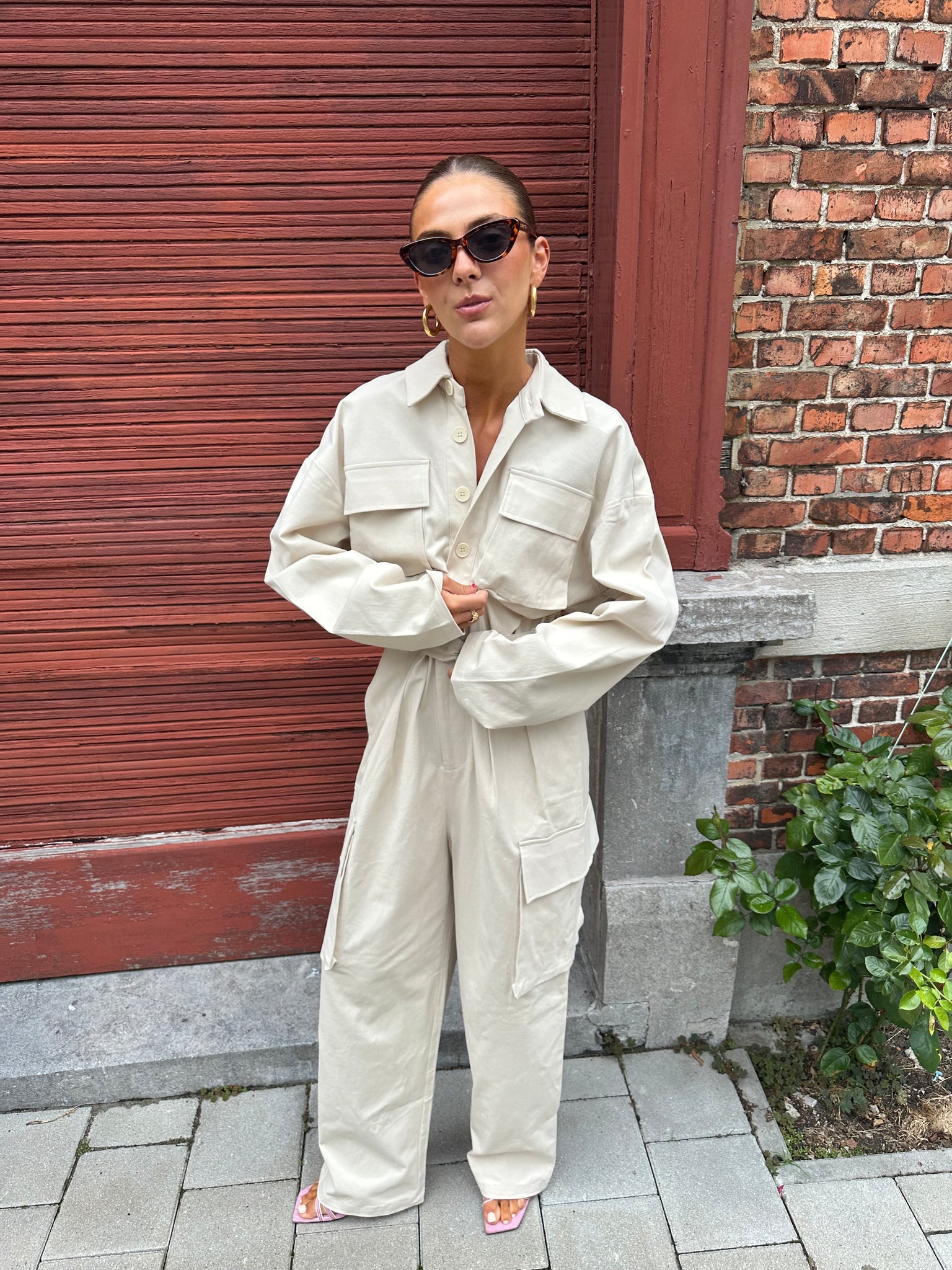Lisa jumpsuit beige