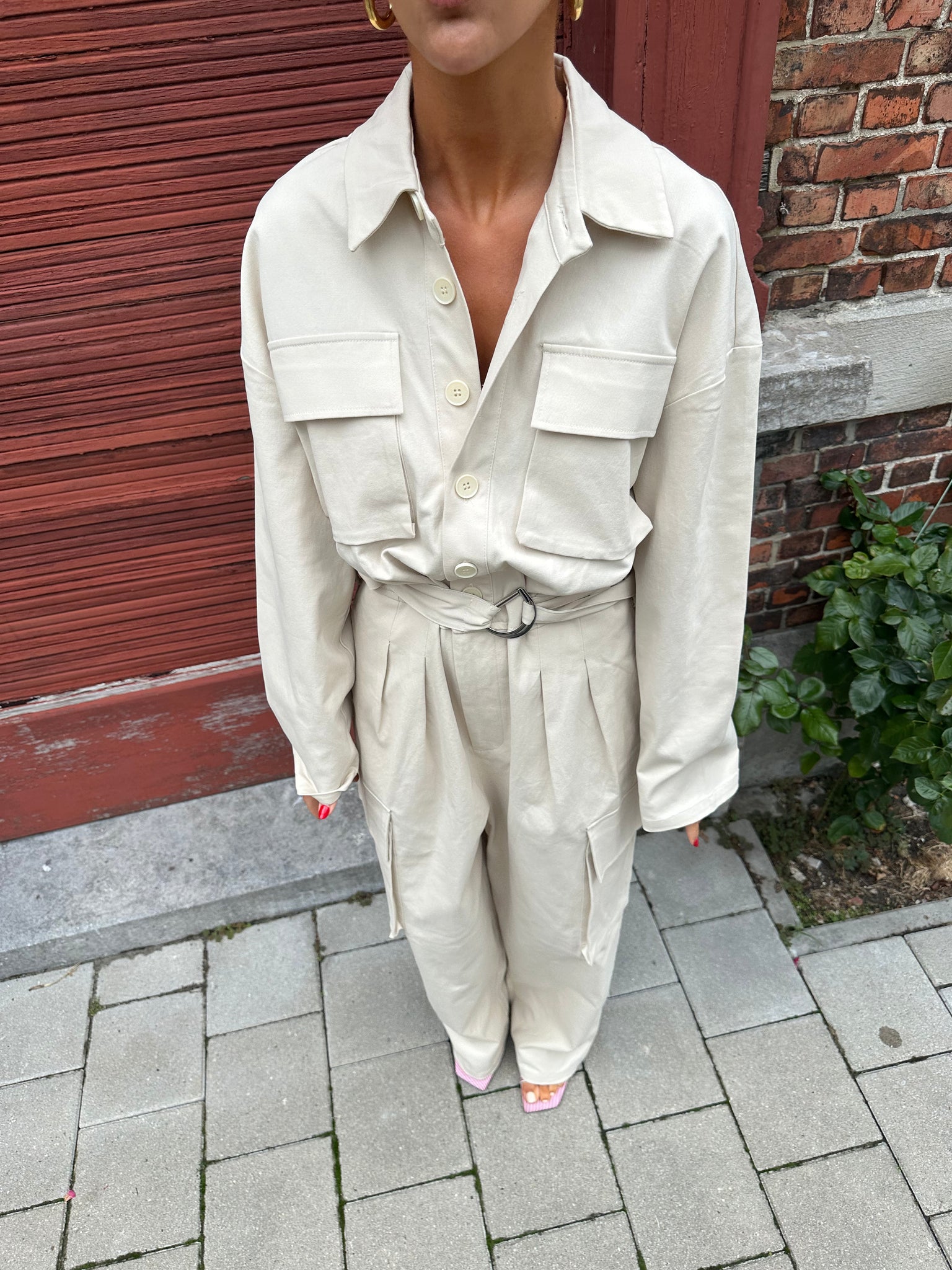 Lisa jumpsuit beige