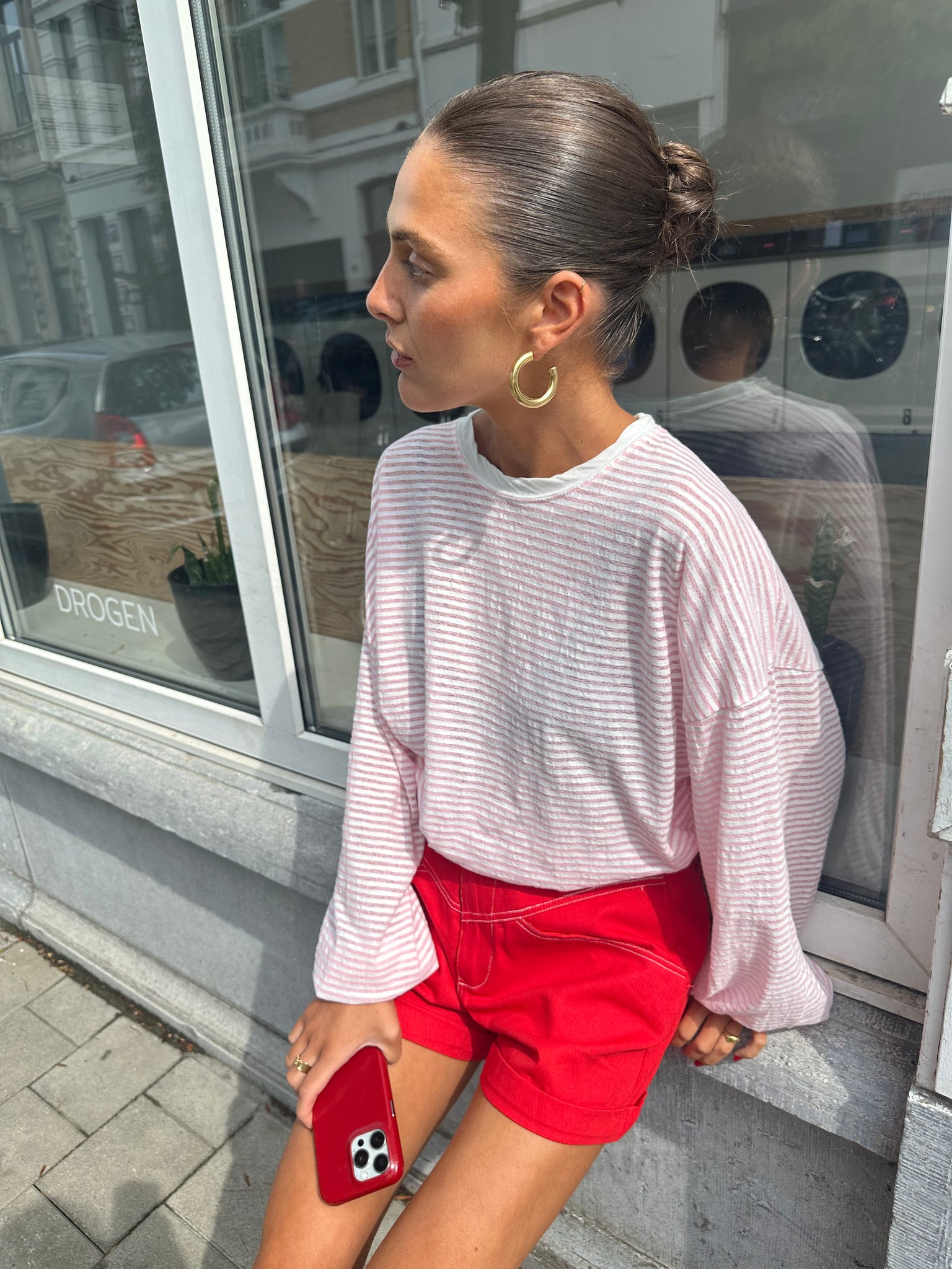 Pammie shorts red
