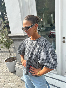 Pauline checked top