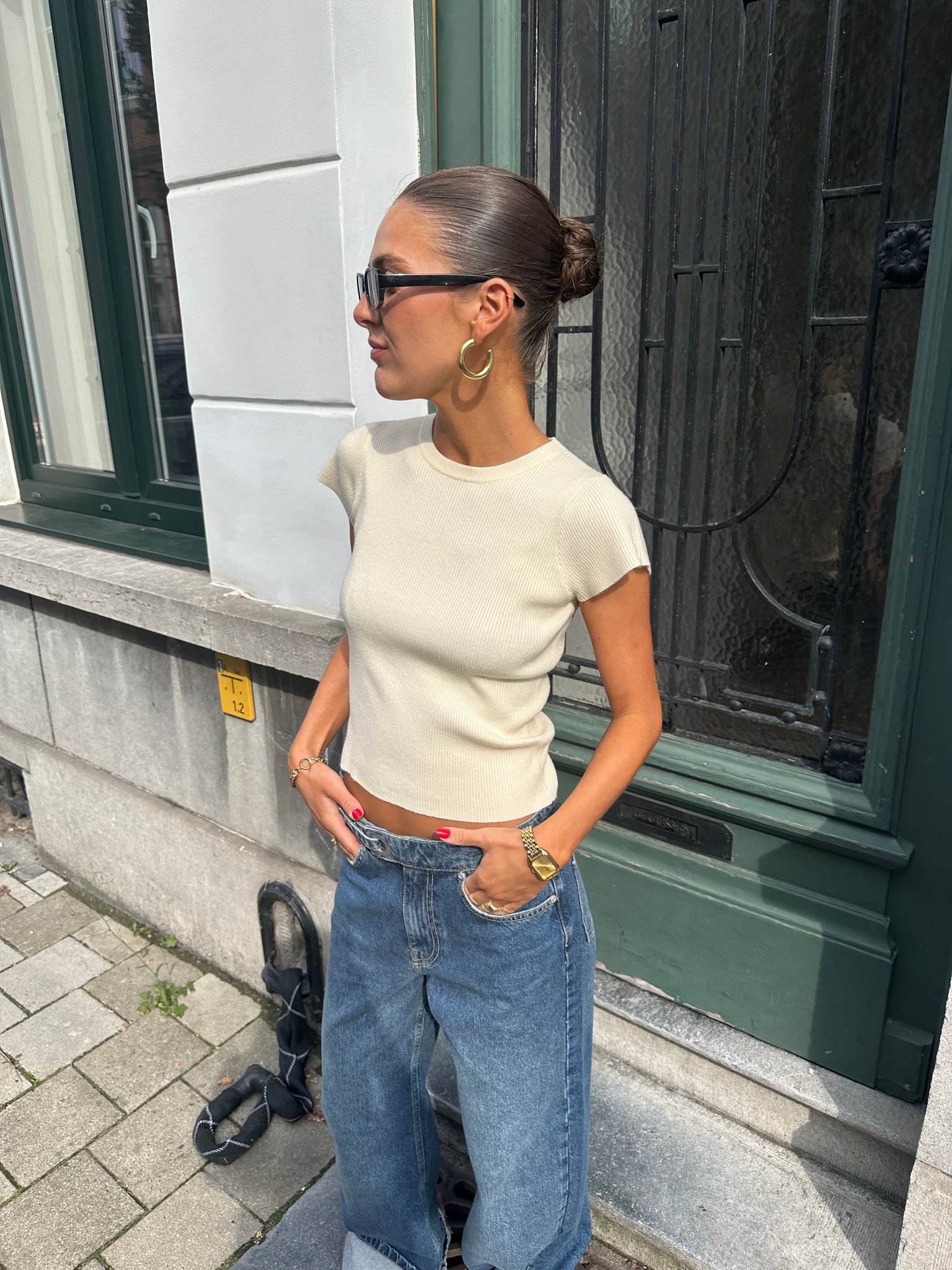 Tirra knit tee butter