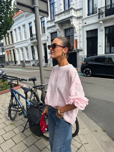 Rox striped longsleeve pink