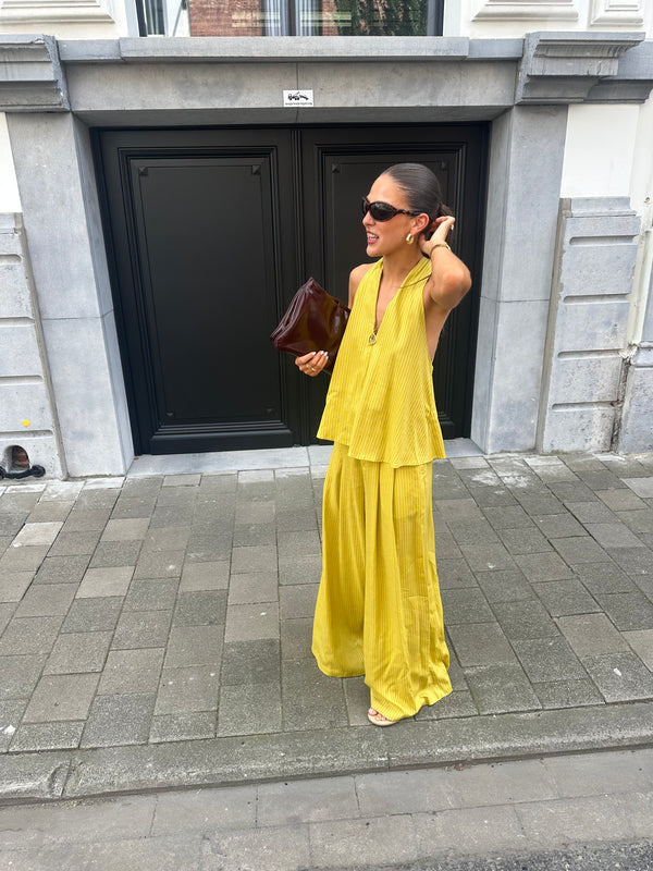 Mich pants mustard