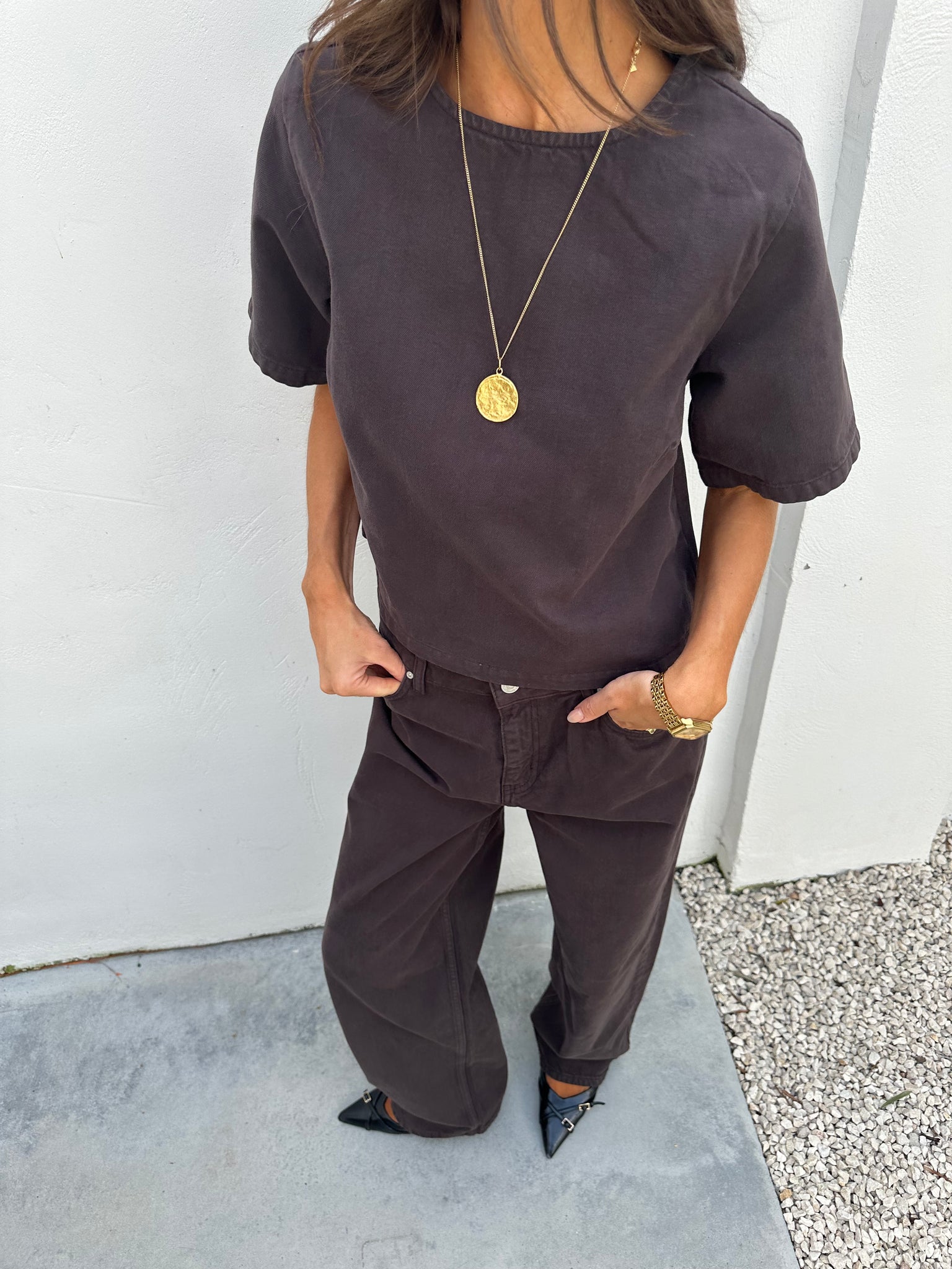 Enbonnie jeans brown