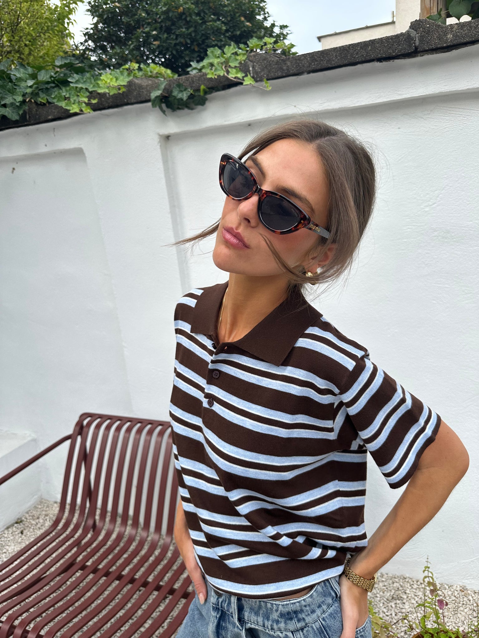 Mulann top brown