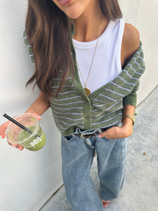Enada cardigan green
