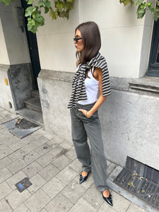 Enkulla stripe grey/butter