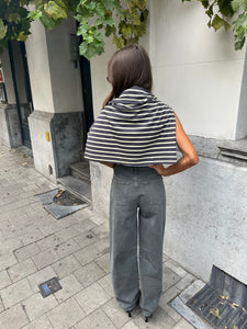 Enkulla stripe grey/butter