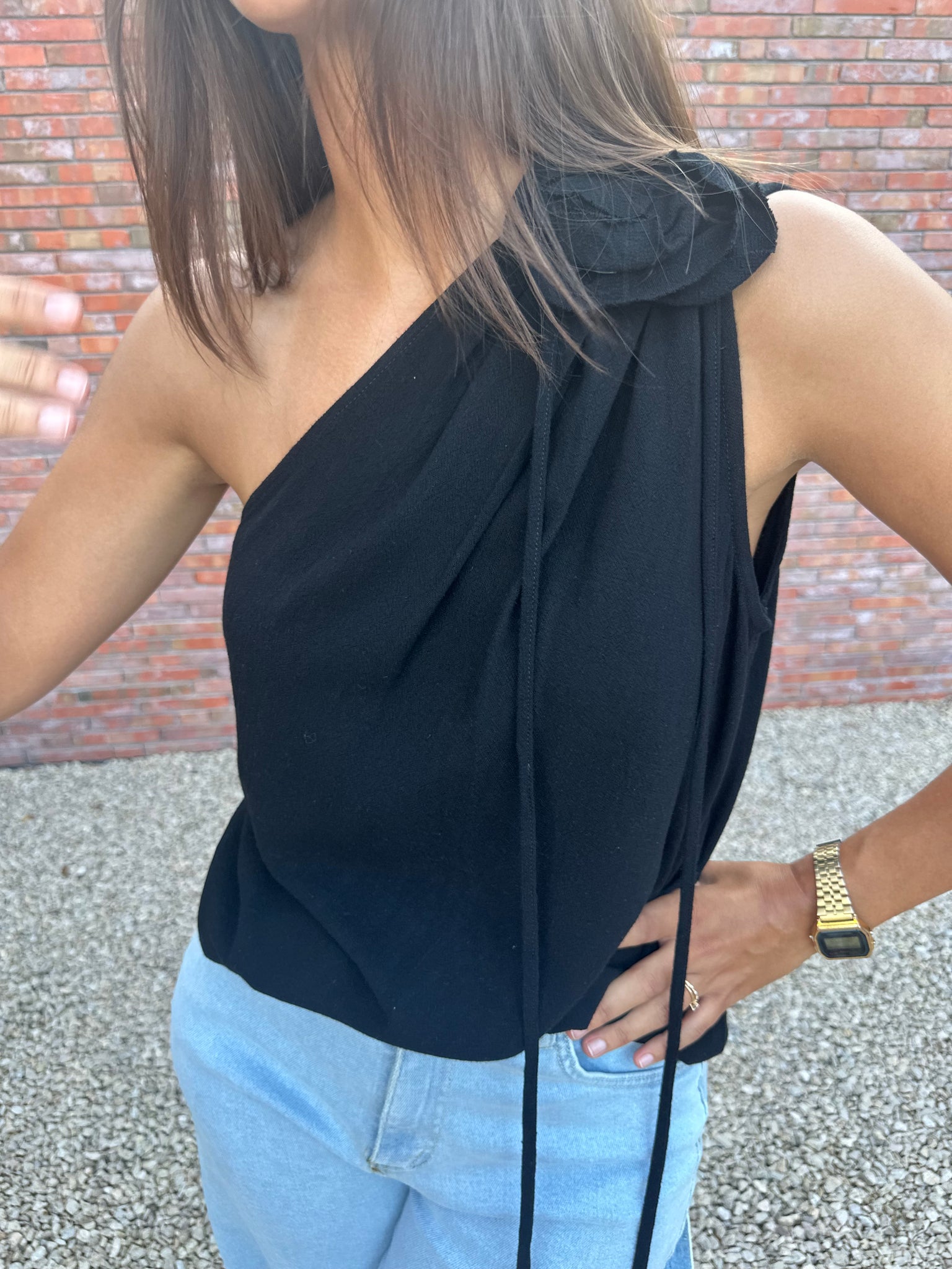 Rosa top black