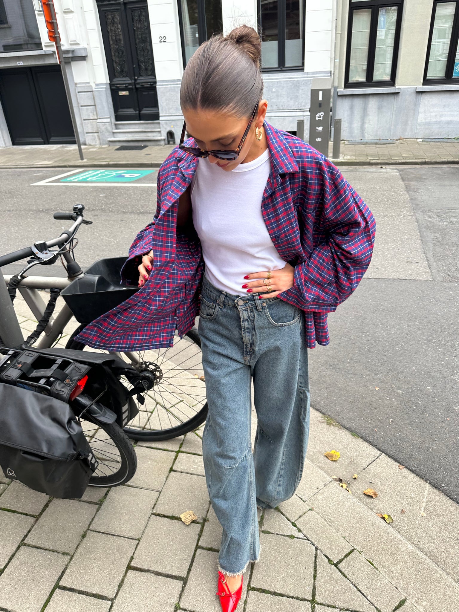 Claire checked shirt