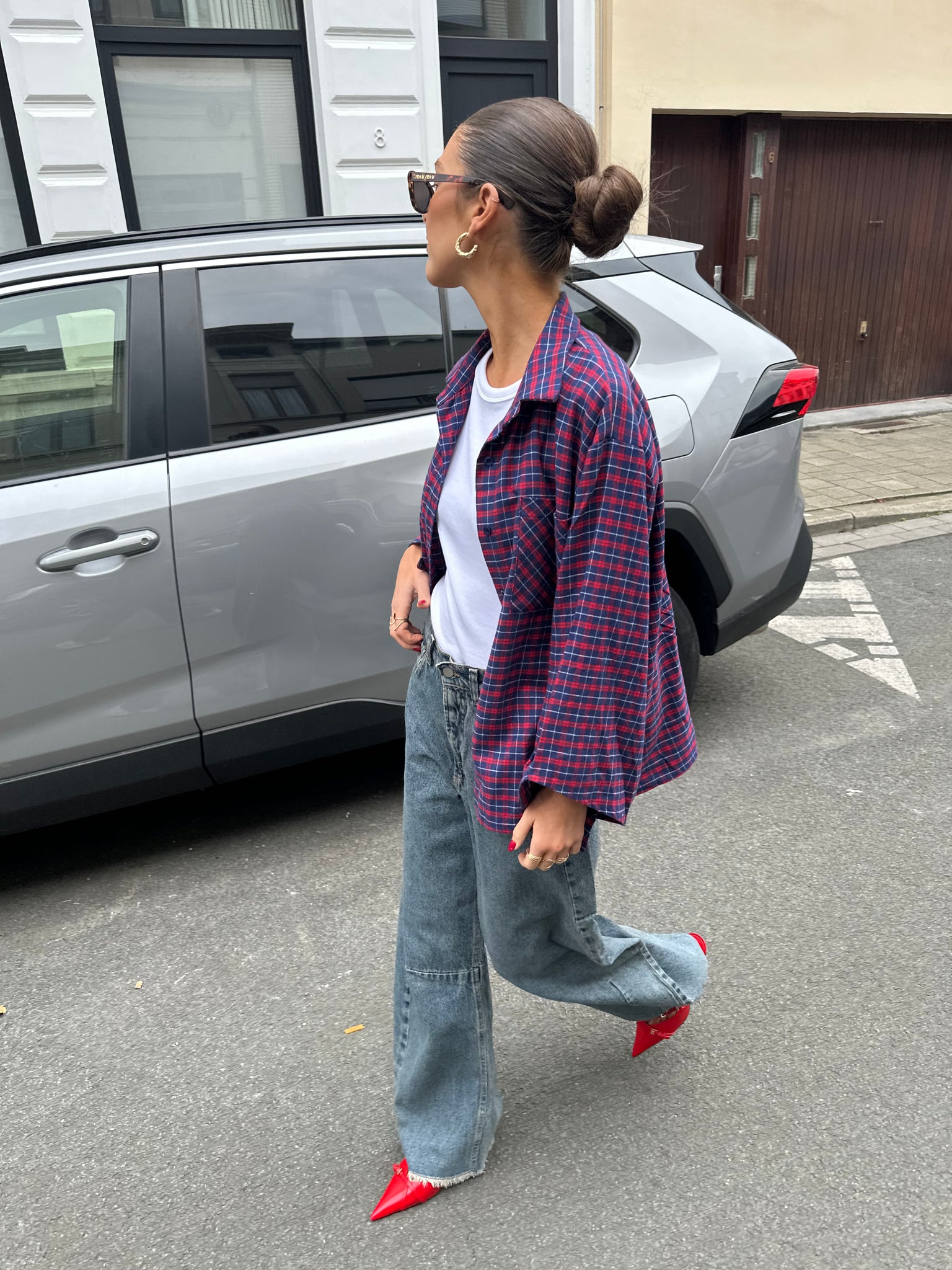 Claire checked shirt
