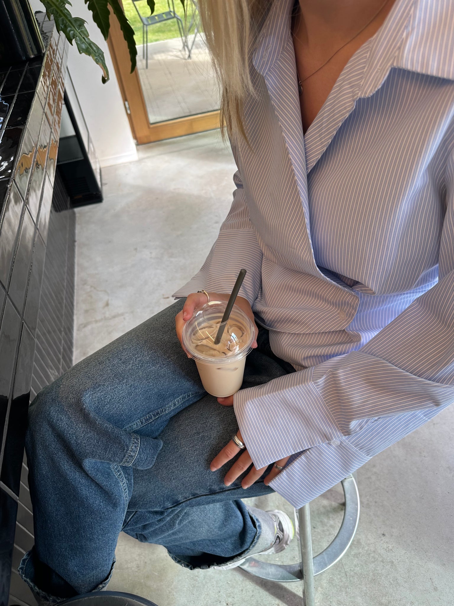 Fenli striped shirt