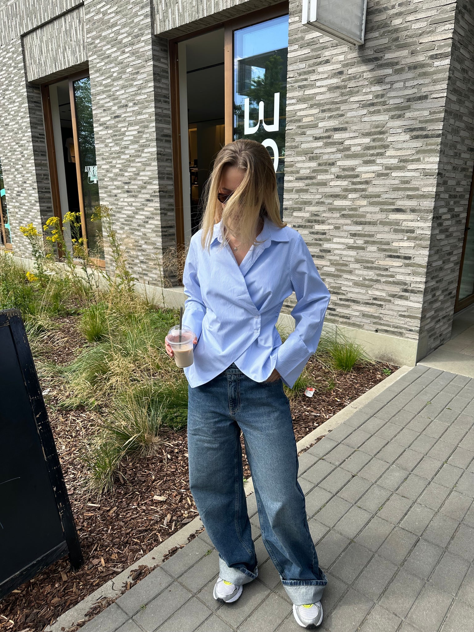 Fenli striped shirt