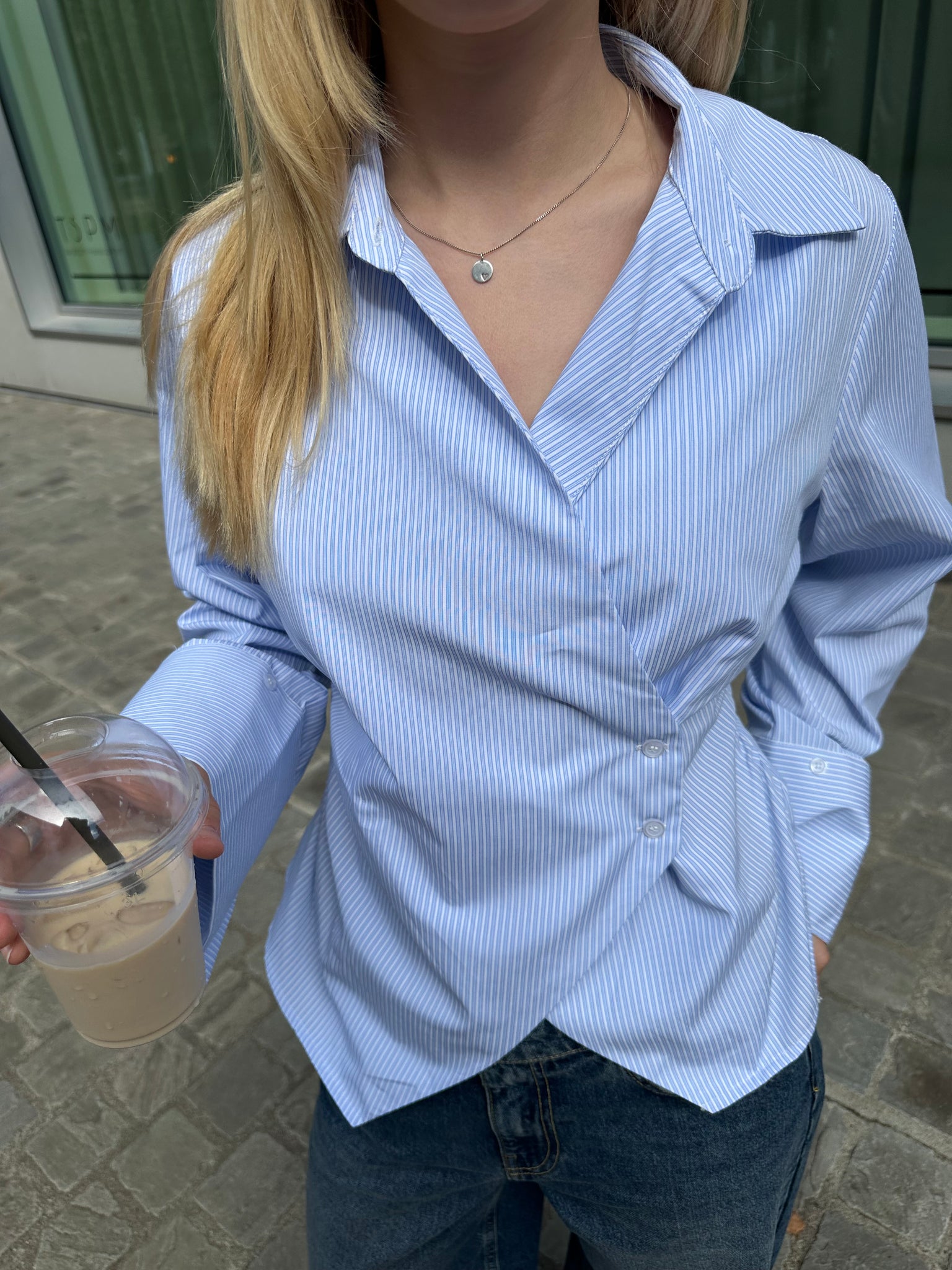 Fenli striped shirt