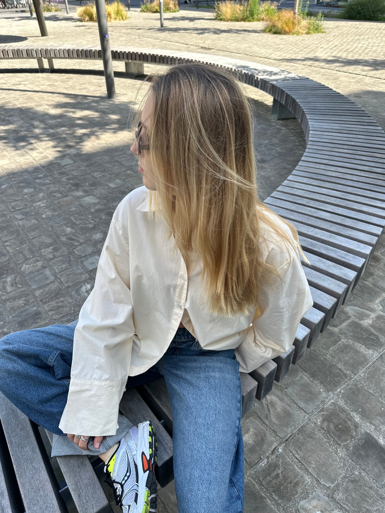 Ayari poplin shirt butter