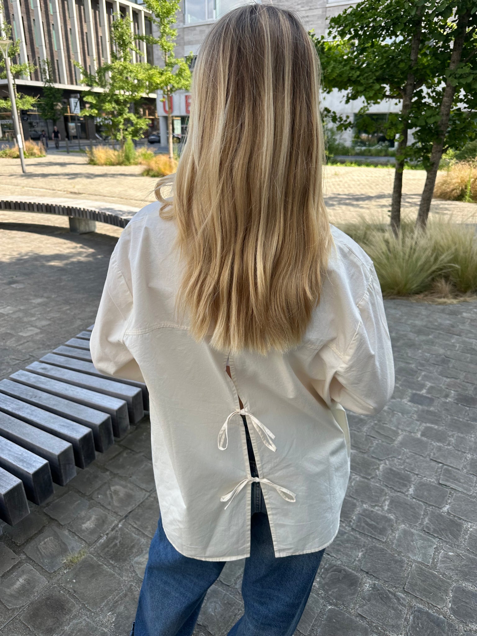 Ayari poplin shirt butter