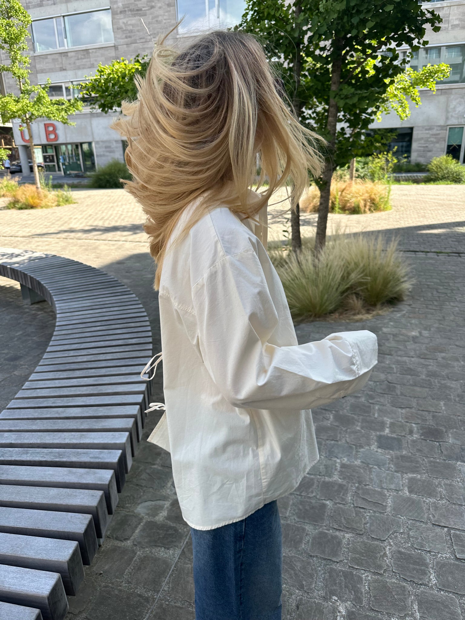 Ayari poplin shirt butter