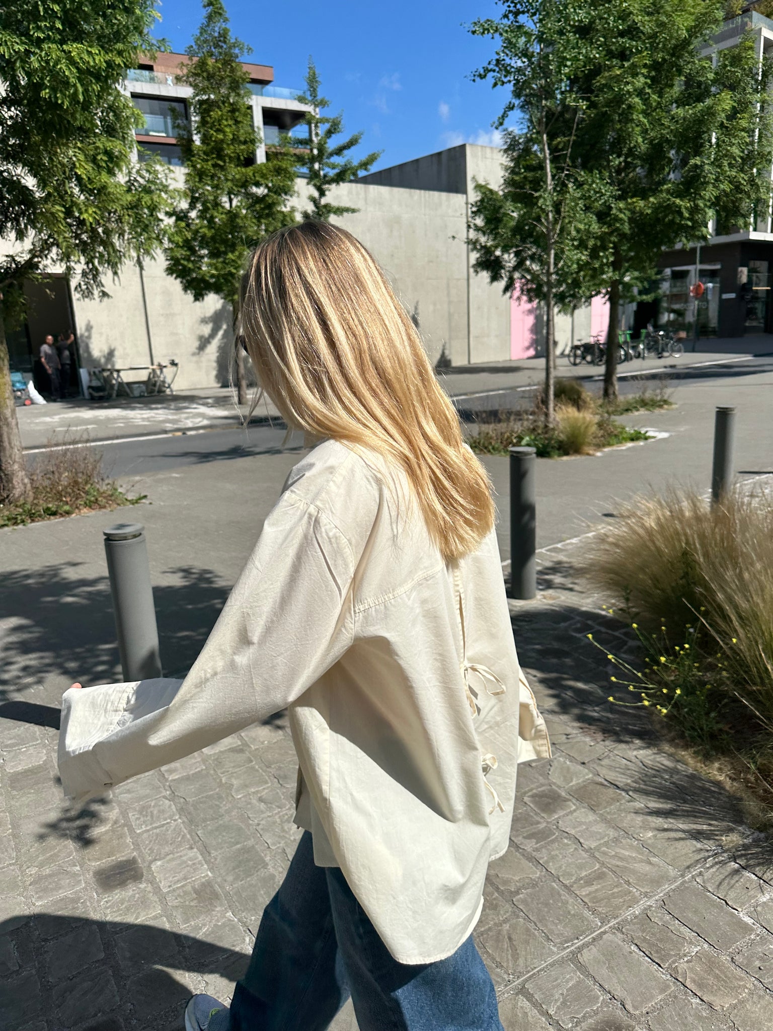 Ayari poplin shirt butter