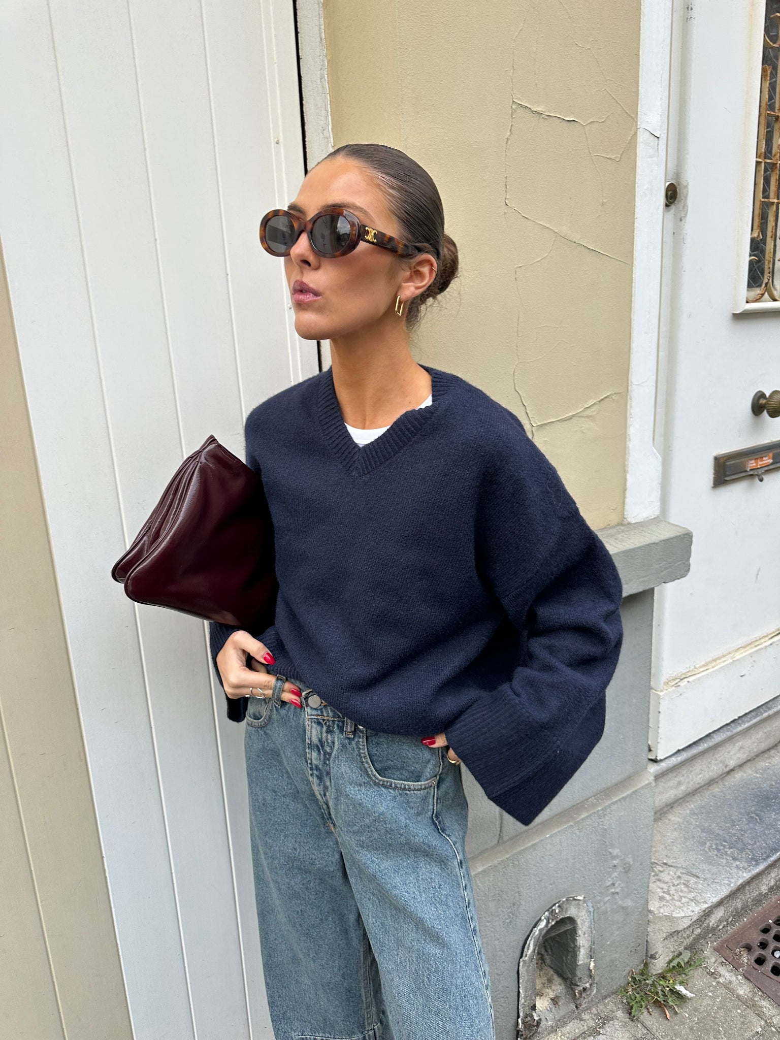Dova knit navy