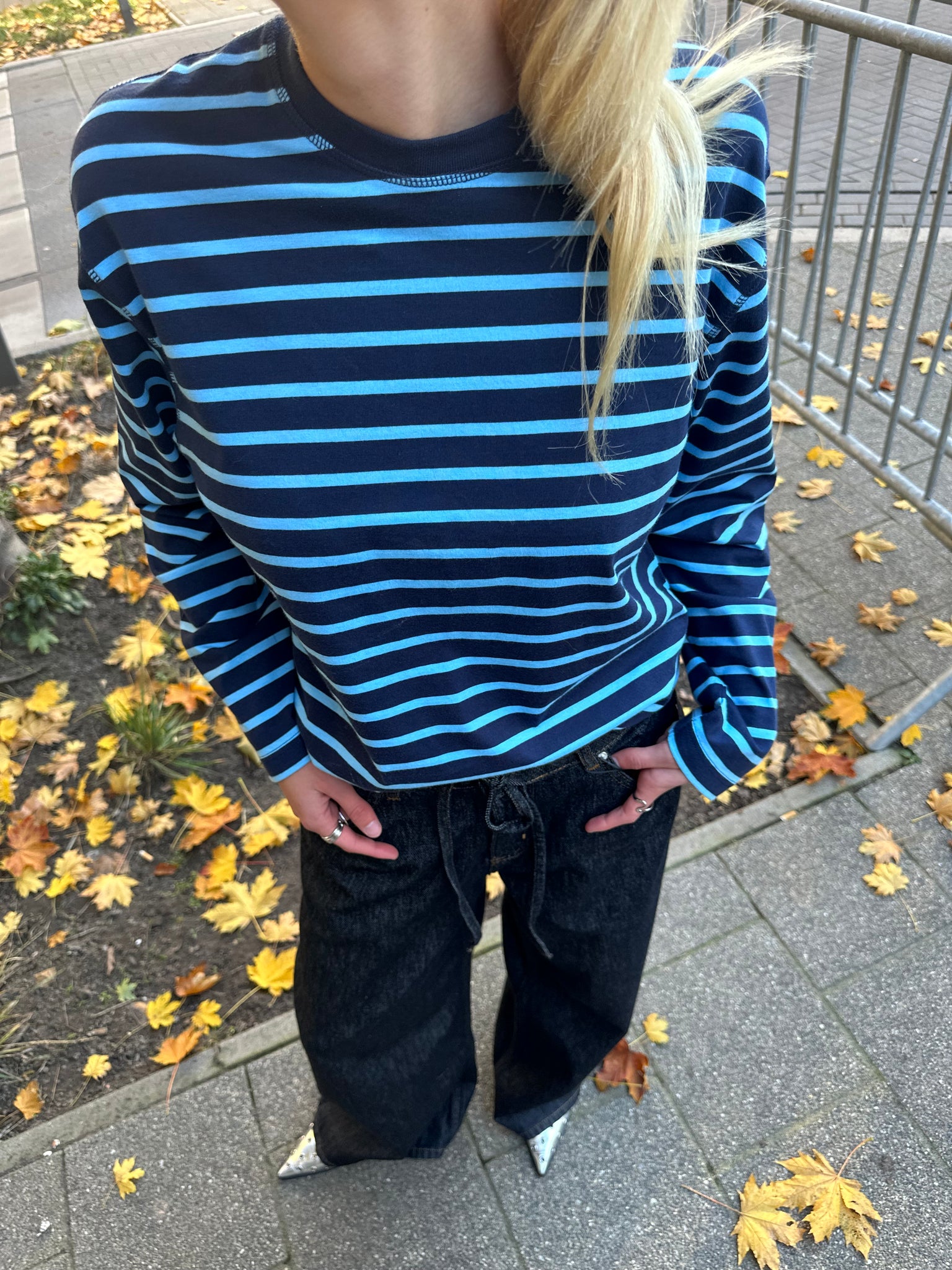 Enkulla stripe navy blue