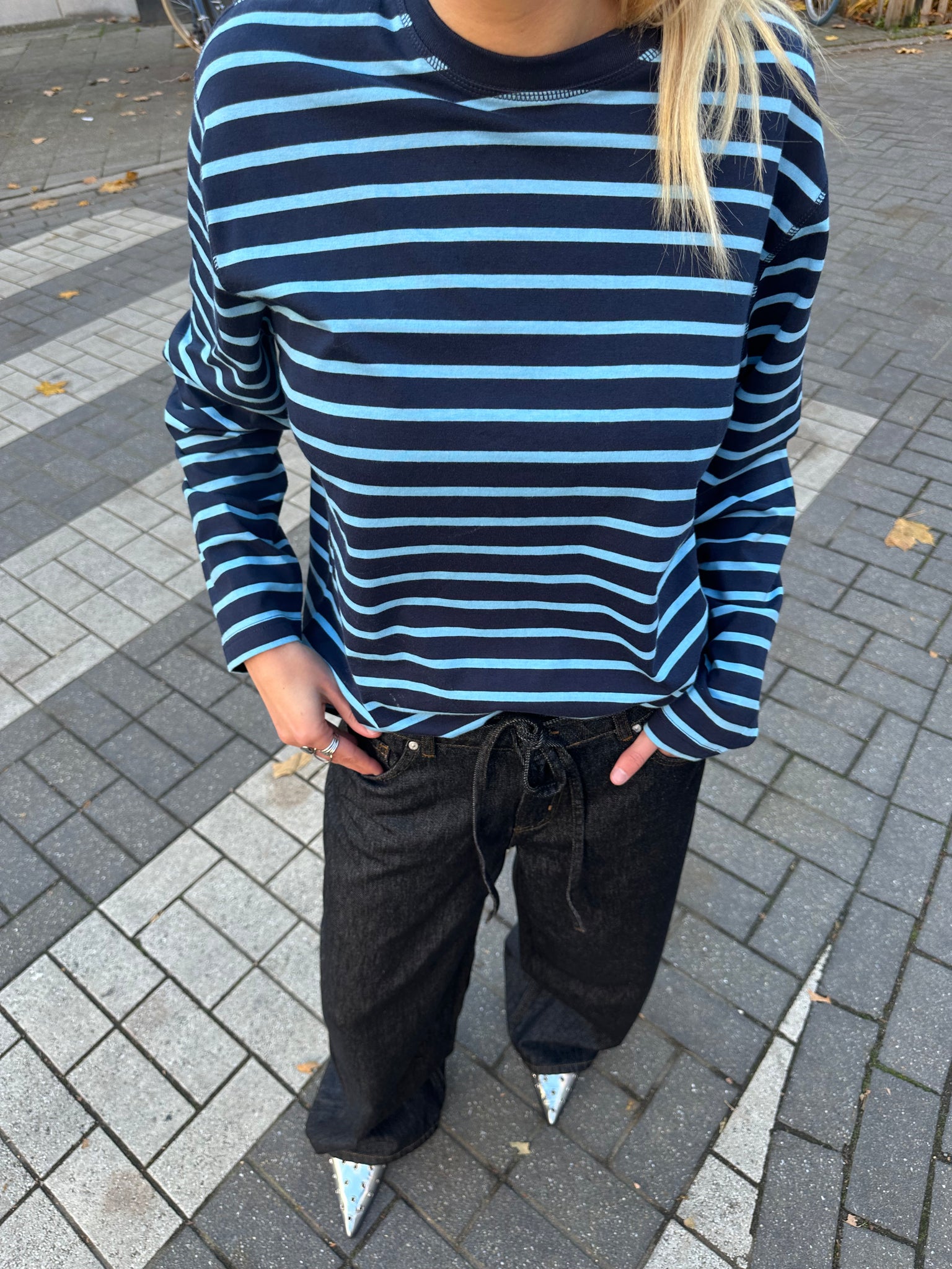 Enkulla stripe navy blue