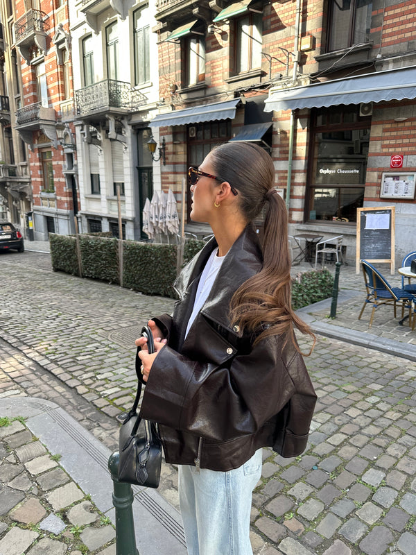 Mary jacket dark brown