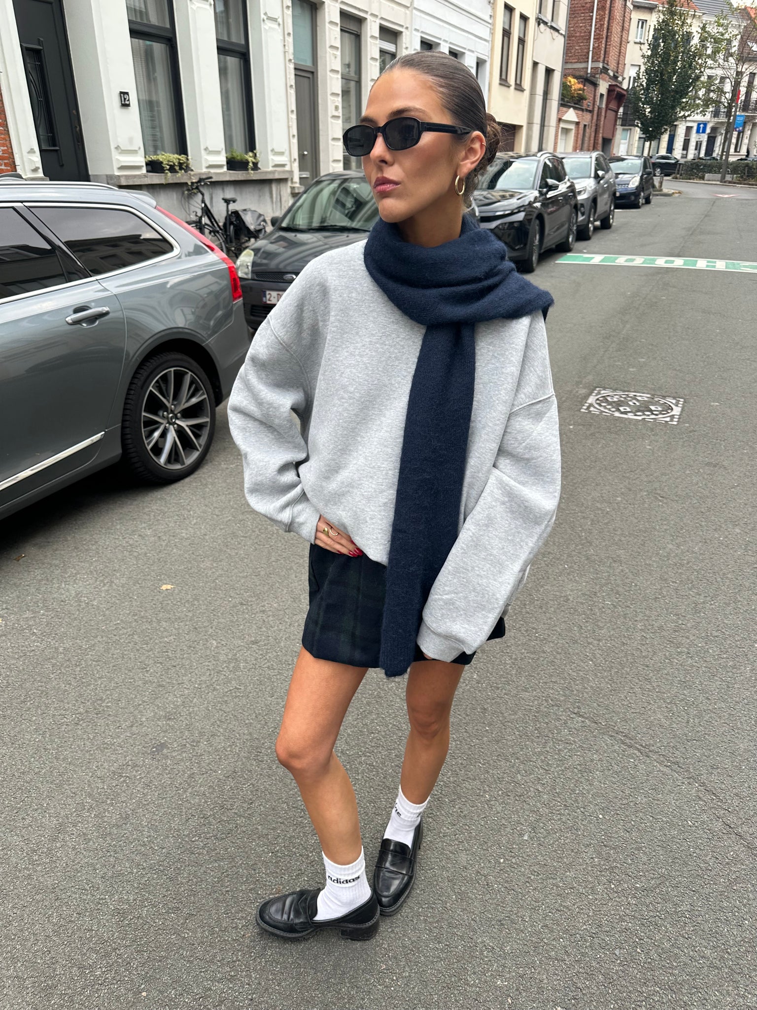 Dorine checked skirt