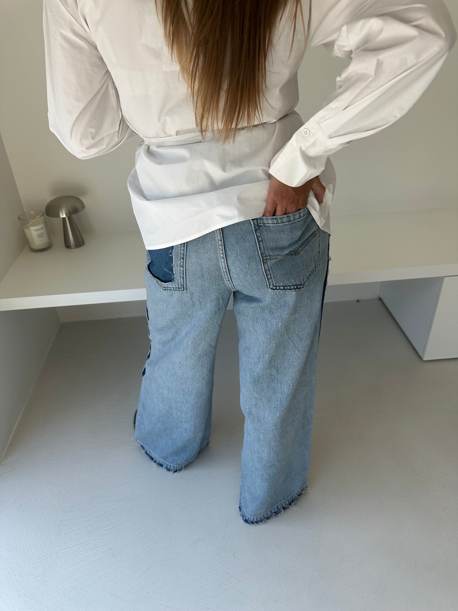 High Waist Barrel Leg Jeans