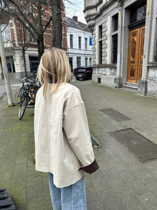 Barn jacket beige