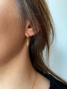 Emma pendant earrings gold